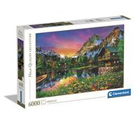 Clementoni High Quality Collection Alpine Lake Puzzle 6000 pz Landscape