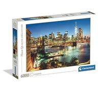 Clementoni - Puzzle Luci del ponte di Brooklyn - 6000 Pezzi