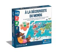 Clementoni - Puzzle a la découverte du monde - Avec activités, défis, tombola et jeu de recherche - Dés 6 ans
