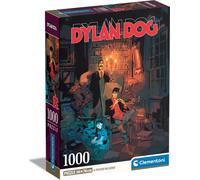 Clementoni Puzzle Adulti Comics 1000 Pz - Dylan Dog 1000 Compact Pz Made In Ital