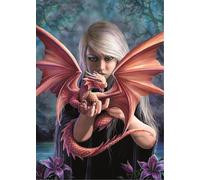 Clementoni CLM39640 Puzzle da 1000 Pezzi - Anne Stokes: Dragonkin