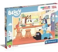 Clementoni 27169 Bluey Supercolor Bluey-104 Pieces-Jigsaw Puzzle for Kids Age 6-