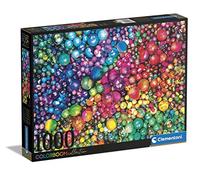 Clementoni- Puzzle Canicas 1000pzs Does Not Apply Italia ColorBoom Collection-Marbles-1000 Made in Italy, 1000 Pezzi, Colori, Gradient, Divertimento per Adulti, Multicolore, Medium, 39650