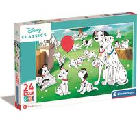 Clementoni - 24245 - Supercolor Puzzle - Disney Classics - 24 Pezzi - Puzzle Bambini 3 Anni, Puzzle Cartoni Animati - Made In Italy