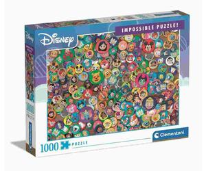 Clementoni - Puzzle Classico Disney impossibile - 1000 Pezzi