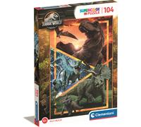 Clementoni Puzzle Da 104 Pezzi Maxi Jurassic World Clm27181