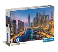 Clementoni - Puzzle Dubai compatta - 1000 Pezzi