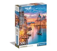 Clementoni Puzzle Collection - Lighting Venice - 500 Pezzi - Puzzle Adulti, Post