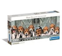Clementoni Puzzle Collection Panorama - Beagles - 1000 Pezzi - Puzzle Adulti, Poster Incluso, Puzzle Animali, Puzzle Panoramico, Divertimento Per Adulti, Made In Italy, 39869