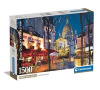 Clementoni - Puzzle Parigi compatta Montmarte - 1500 Pezzi