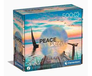 Clementoni - Puzzle Collezione Pace Vento pacifico - 500 Pezzi