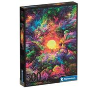 Clementoni - Puzzle Colorboom psichedelico - 500 Pezzi