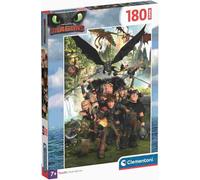 Clementoni - Puzzle Come addestrare il tuo drago - 180 Pezzi