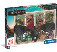 Clementoni - Puzzle Come addestrare il tuo drago - 300 Pezzi