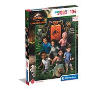 Clementoni Puzzle da 104 Pezzi - Jurassic World Camp Cretaceus