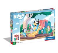 Clementoni 27171 Bluey Supercolor Bluey-104 Pieces-Jigsaw Puzzle for Kids Age 6-
