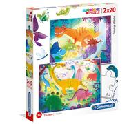 Puzzle 2 X 20 Pz - Dinosauri 8005125247554