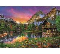 Clementoni - Puzzle Dominic Davison: Lago nelle Alpi - 6000 Pezzi