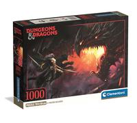 Clementoni - Puzzle 1000 Pezzi per Adulti e Ragazzi, Special Series, Tema RPG Dungeons & Dragons, con Poster Incluso, Compact Box, Idea Regalo Uomo e Donna, Made in Italy, 70x50 cm, 39960