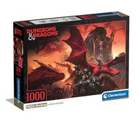 Clementoni Puzzle Dungeons & Dragons - 1000 Pezzi - Puzzle Adulti, Poster Incluso, Divertimento Per Adulti, Made In Italy, 39914