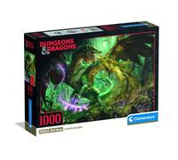 Clementoni - Puzzle 1000 Pezzi per Adulti e Ragazzi, Special Series, Tema RPG Dungeons & Dragons, con Poster Incluso, Compact Box, Idea Regalo Uomo e Donna, Made in Italy, 70x50 cm, 39961