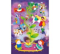 Clementoni puzzle glitter Tempo di fiabe 104 pezzi