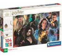 Clementoni - 25759 - Supercolor Puzzle - Harry Potter - 104 Pezzi - Puzzle Bambini 6 Anni, Puzzle Cartoni Animati, Puzzle Film Famosi, Made In Italy