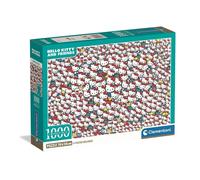 Clementoni Puzzle Impossibile, 1000 Pezzi per Adulti e Ragazzi, Illustrazione con Tema Hello Kitty and Friends, Idea Regalo, Made in Italy, 70x50 cm, Poster Incluso, 37119