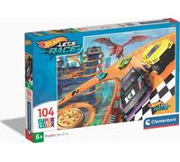 Clementoni Puzzel Hotwheels 104 Stukjes - Supercolor Puzzel Voor Kinderen, Gemaa