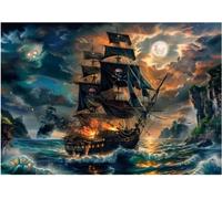 Clementoni - Puzzle I pirati dei mari stregati - 300 Pezzi