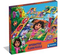 Clementoni Puzzle Interattivo da Pavimento Dora 24 Pezzi 3+ Anni Con Penna Inter