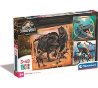Clementoni Puzzel Square Jurassic World 3 Puzzel Met 48 Stukjes - Supercolor Puz