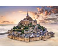 Clementoni - Puzzle 1500 Pezzi per Adulti e Ragazzi, Collection, Tema Monte Saint Michel, Idea Regalo Uomo e Donna, Made in Italy, 59,2x84,3 cm, 31727