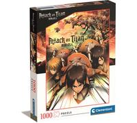 Clementoni - Puzzle L'attacco a Titano ANIME - 1000 Pezzi