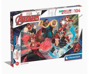 Clementoni - Puzzle Luccichio dei Vendicatori - 100 Pezzi