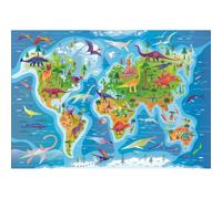 clementoni puzzle mappa dei dinosauri 180 pezzi 1 St