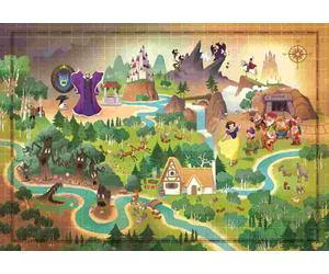 Clementoni - Puzzle Mappe della storia: Biancaneve - 1000 Pezzi