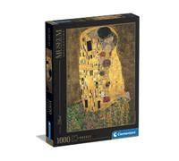 Clementoni puzzle museum collection - klimt, "the kiss" - 1000 pezzi, puzzle adulti