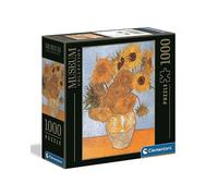 Clementoni Puzzle Museum Collection Van Gogh Girasoli Sun Flowers - 1000 Pezzi, 50 x 69 cm, Classico, Unisex, 14+