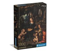 Clementoni – Puzzle 1000 pezzi Vergine delle Rocce (Museum Collection) con poster 50x70 cm 39976