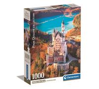 Clementoni - Puzzle Neuschwanstein compatto - 1000 Pezzi