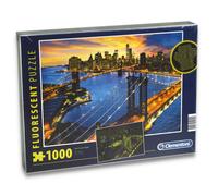 Clementoni Puzzle New York Di Notte Fluorescente 1000 Pezzi Panorama Viaggio