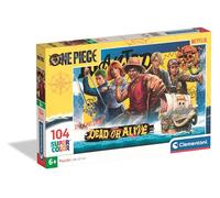 Clementoni | Puzzle One Piece per Bambini 6 Anni+ | 104 Pezzi | Dimensioni 38 x 27 cm | Sviluppo logico e manuale | Attività senza schermo | Idea Regalo Bambino