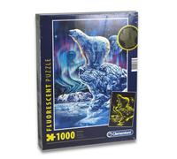 Clementoni Puzzle Orso Polare Fluorescente 1000 Pezzi