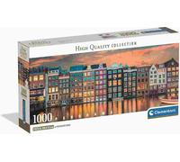 Clementoni - Puzzle Panorama luminoso di Amsterdam - 1000 Pezzi