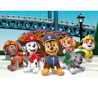 Clementoni - supercolor puzzle bambini paw patrol - 104 pezzi