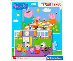 Clementoni Puzzle Peppa Pig, 2x60 pezzi. 1 St