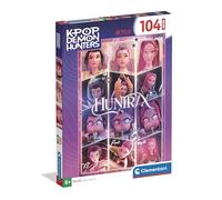 Clementoni - Puzzle per Bambini 104 Pezzi Super, per Bambini 6+ Anni, Illustrazione con i Saja Boys della serie K-pop Demon Hunters, Idea Regalo, Made in Italy, 48,5x33,5 cm, 27242