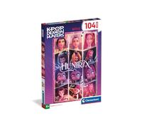Clementoni - Puzzle per Bambini 104 Pezzi Super, per Bambini 6+ Anni, Illustrazione con i Saja Boys della serie K-pop Demon Hunters, Idea Regalo, Made in Italy, 48,5x33,5 cm, 27242