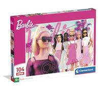 Clementoni - Puzzle per Bambini 104 Pezzi Super, per Bambini 6+ Anni, Illustrazione con Personaggi dal Mondo Barbie, Idea Regalo, Made in Italy, 48,5x33,5 cm, 25006